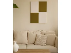 Cuadro decorativo sobre lienzo de algodón pintado artesanalmente con pintura al oleo sin marco de 100x150cm - PRISMA - DECOWOOD