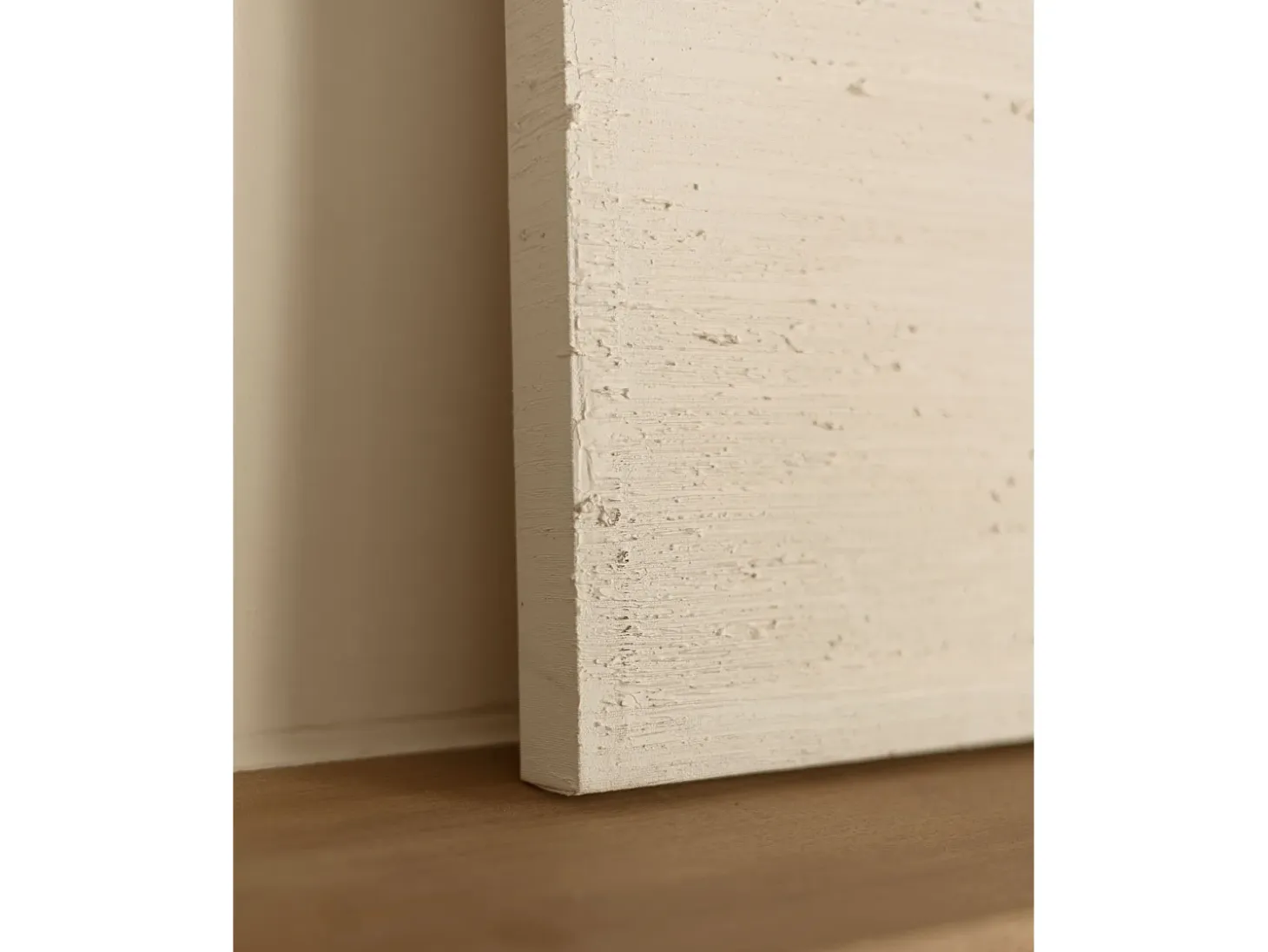 Cuadro decorativo sobre lienzo de algodón con marco de madera negro pintado artesanalmente con pintura al oleo de 80x100cm - BRISA - DECOWOOD