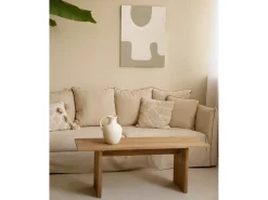 Cuadro decorativo sobre lienzo de algodón pintado artesanalmente con pintura al oleo sin marco de 80x100cm - VARO - DECOWOOD