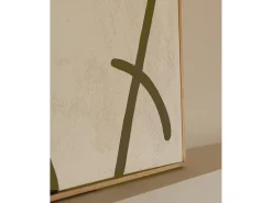 Cuadro decorativo sobre lienzo de algodón pintado artesanalmente con pintura al oleo sin marco de 60x80cm - VIRGINIA - DECOWOOD