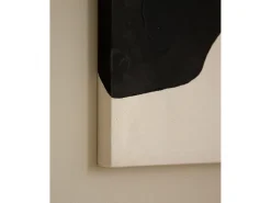 Cuadro decorativo sobre lienzo de algodón con marco de madera blanco pintado artesanalmente con pintura al oleo de 100x150cm - MISIA - DECOWOOD