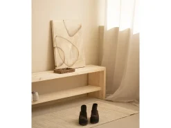 Cuadro decorativo sobre lienzo de algodón pintado artesanalmente con pintura al oleo sin marco de 100x150cm - FLORENS - DECOWOOD