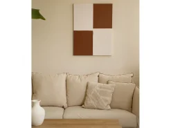 Cuadro decorativo sobre lienzo de algodón pintado artesanalmente con pintura al oleo sin marco de 60x80cm - PRISMA - DECOWOOD