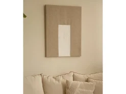 Cuadro decorativo sobre lienzo de lino pintado artesanalmente con pintura al oleo sin marco de 80x100cm - MAYA - DECOWOOD