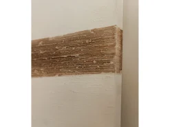Cuadro decorativo sobre lienzo de algodón con marco de madera marrón oscuro pintado artesanalmente con pintura al oleo de 60x80cm - BRISA - DECOWOOD