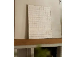 Cuadro decorativo sobre lienzo de algodón con marco de madera marrón claro pintado artesanalmente con pintura al oleo de 80x100cm - JAN - DECOWOOD