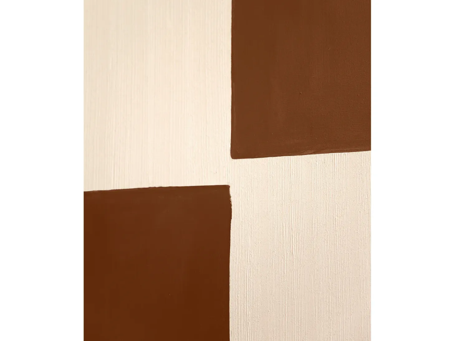 Cuadro decorativo sobre lienzo de algodón con marco de madera negro pintado artesanalmente con pintura al oleo de 80x100cm - PRISMA - DECOWOOD