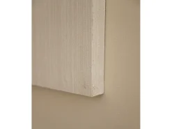 Cuadro decorativo sobre lienzo de algodón con marco de madera marrón claro pintado artesanalmente con pintura al oleo de 80x100cm - MARINA - DECOWOOD