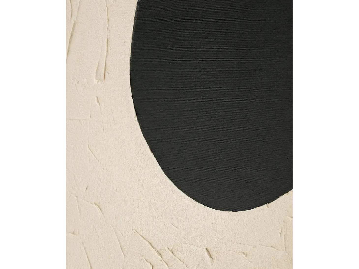 Cuadro decorativo sobre lienzo de algodón con marco de madera negro pintado artesanalmente con pintura al oleo de 80x100cm - VARO - DECOWOOD