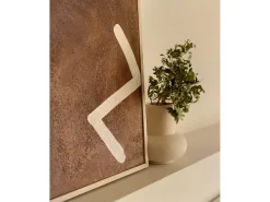Cuadro decorativo sobre lienzo de algodón pintado artesanalmente con pintura al oleo sin marco de 80x100cm - SILVANA - DECOWOOD