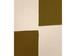 Cuadro decorativo sobre lienzo de algodón con marco de madera blanco pintado artesanalmente con pintura al oleo de 80x100cm - PRISMA - DECOWOOD