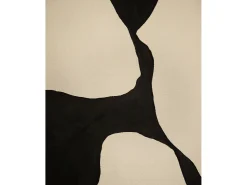 Cuadro decorativo sobre lienzo de algodón con marco de madera blanco pintado artesanalmente con pintura al oleo de 80x100cm - MISIA - DECOWOOD