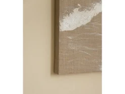 Cuadro decorativo sobre lienzo de lino pintado artesanalmente con pintura al oleo sin marco de 80x100cm - ADRIANA - DECOWOOD