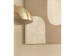 Cuadro decorativo sobre lienzo de lino pintado artesanalmente con pintura al oleo sin marco de 60x80cm - NIKI - DECOWOOD
