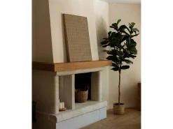 Cuadro decorativo sobre lienzo de algodón con marco de madera blanco pintado artesanalmente con pintura al oleo de 100x150cm - JAN - DECOWOOD