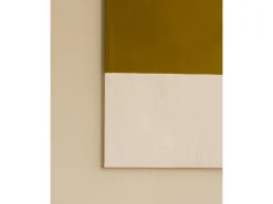 Cuadro decorativo sobre lienzo de algodón con marco de madera marrón claro pintado artesanalmente con pintura al oleo de 100x150cm - MARINA - DECOWOOD