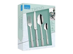 Cubertería de 24 piezas Amefa Felicity Inox Martillado - Set Elegante