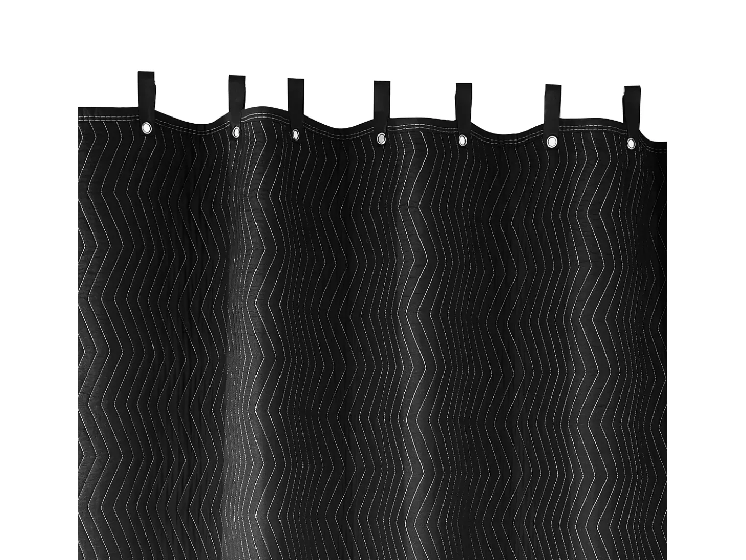 Cubierta SucceBuy Insonorizante 244 cm x 203 cm con Ojales Acústicos, Negro - Ideal para la Aislamiento Acústico de Estudios y Espacios Residenciales