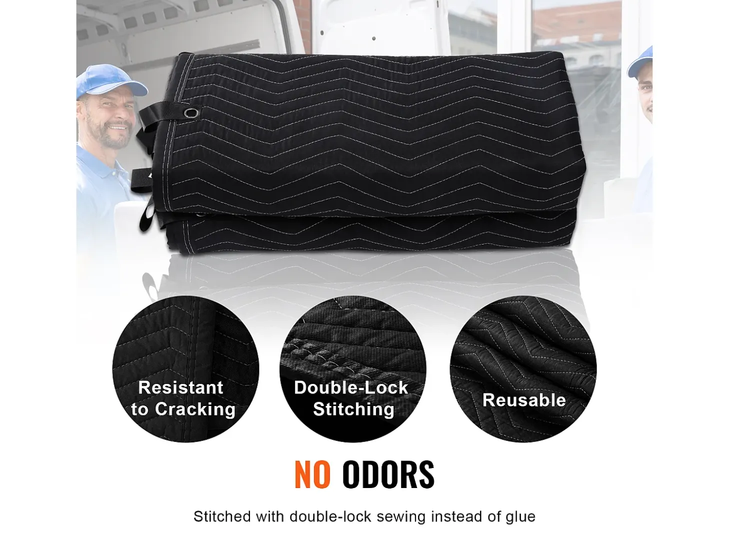 Cubierta SucceBuy Insonorizante 244 cm x 203 cm con Ojales Acústicos, Negro - Ideal para la Aislamiento Acústico de Estudios y Espacios Residenciales