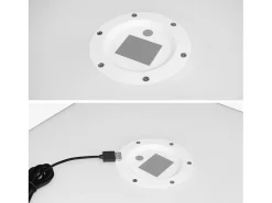 Cubo de luz led con pilas multicolor
