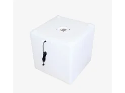 Cubo de luz led con pilas multicolor