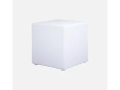 Cubo de luz led con pilas multicolor