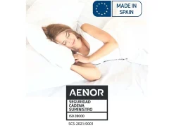 Cubrecolchón acolchado de 90x190-200x26 cm absorbente y transpirable en blanco Zafir