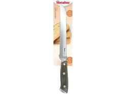 Cuchillo de Pan HERITAGE Metaltex 20 cm Madera Pakka Acero Inoxidable Molibdeno-Vanadio