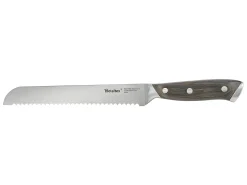 Cuchillo de Pan HERITAGE Metaltex 20 cm Madera Pakka Acero Inoxidable Molibdeno-Vanadio