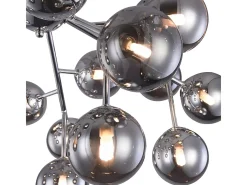 Dallas Plafón Semi Empotrado Cromo, 20 Luces, G9