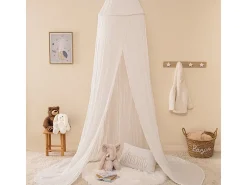 Dosel de algodón blanco 350x250x50cm