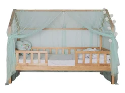 Dosel para Swayer y Montessori tul verde 200x167cm