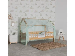 Dosel para Swayer y Montessori tul verde 200x167cm