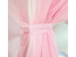 Dosel para Swayer y Montessori tul rosa 200x167cm