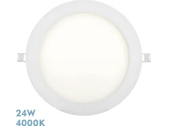 Downlight Tanzanita Blanco Redondo 24w 4000k Corte 20d