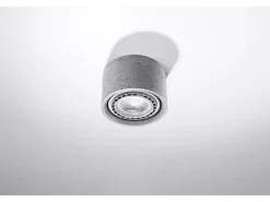 Downlight a plafone Round Flush Grigio chiaro GU10 Focos empotrables de superficie Redondos Empotrado Gris Claro GU10