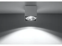 Downlight a plafone Square Incasso a luce bianca GU10 Focos empotrables de superficie Plafón cuadrado Blanco GU10