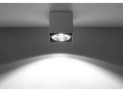 Downlight a plafone Square Incasso grigio chiaro GU10 Focos empotrables de superficie Cuadrados Empotrar Gris Claro GU10