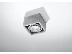 Downlight a plafone Square Incasso grigio chiaro GU10 Focos empotrables de superficie Cuadrados Empotrar Gris Claro GU10