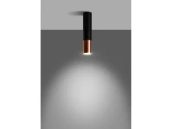 Downlight da superficie Flush Light Nero, Rame GU10 Focos empotrables de superficie Flush Light Negro, Cobre GU10