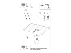Downlight da superficie Flush Light in legno naturale E27 Focos empotrables de superficie Flush Light Madera natural E27