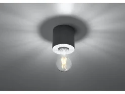 Downlight da superficie Incasso grigio chiaro E27 Focos empotrables en superficie Gris claro E27
