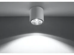 Downlight da superficie Round Flush Light Bianco GU10 Focos empotrables de superficie Foco de empotrar redondo Blanco GU10