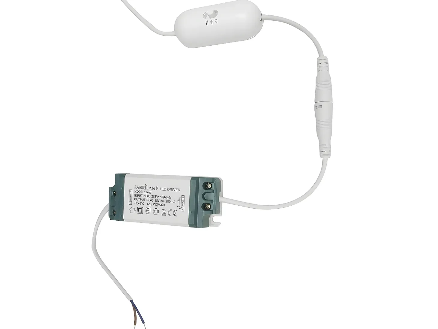 Downlight De Superficie Gabro Blanco 18w 3000k-4000k-6500k