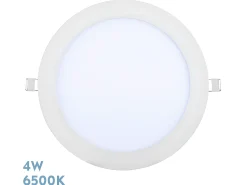Downlight Empotrable Tanzanita Redondo Blanco 4w 6500k
