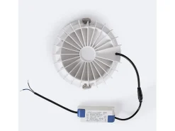 Downlight LED 40W Circular Premium CRI90 Corte Ø 180 mm 2700K Blanco Cálido