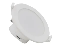 Downlight LED 15W Circular Baño IP44 Corte Ø 115 mm 2700K Blanco Cálido