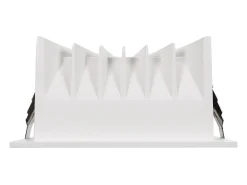 Downlight LED 30W Cuadrado Premium CRI90 Corte 145x145 mm Seleccionable (Cálido-Neutro-Frío)