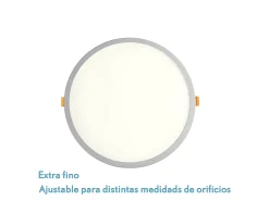 Downlight Modelo Lejania De 15w En Blanco Empotrar