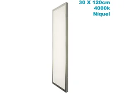 Downlight Para Superficie En Niquel Modelo Plano Fabrilalmp